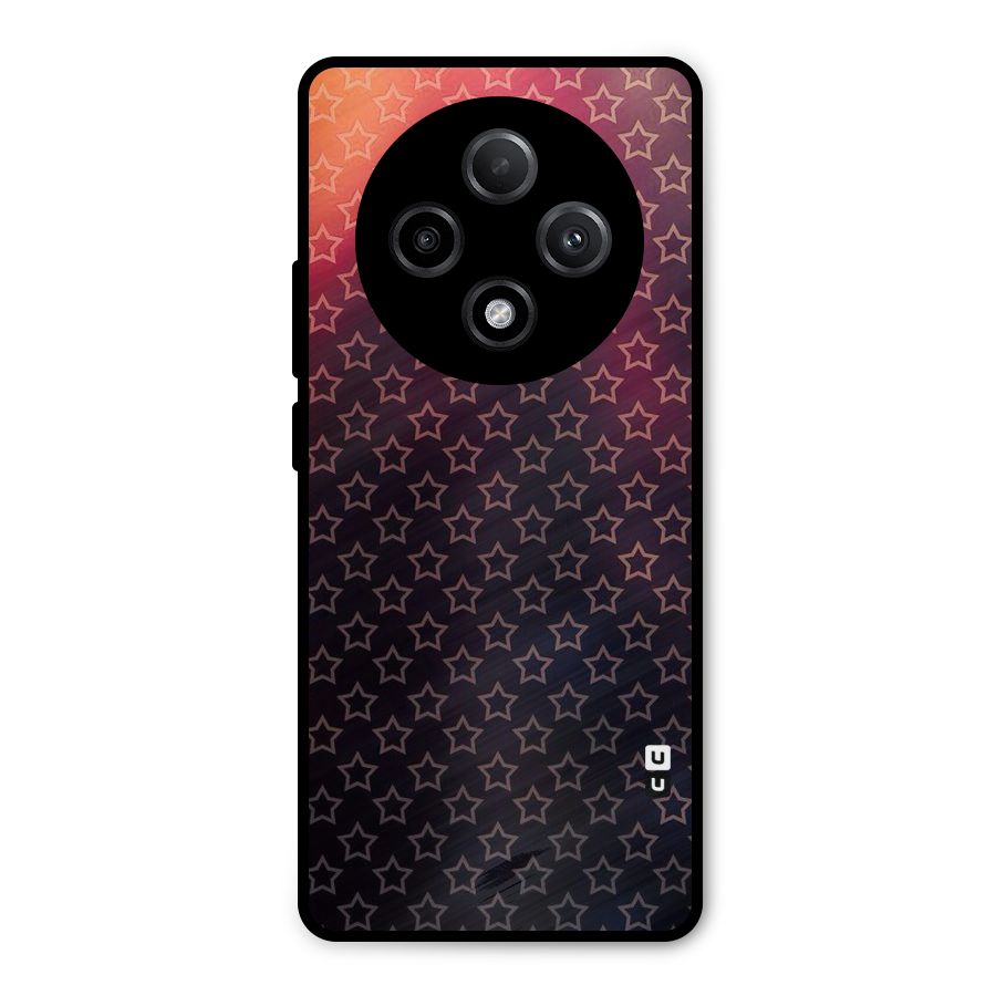 Ombre Stars Metal Back Case for Oppo F27 Pro Plus