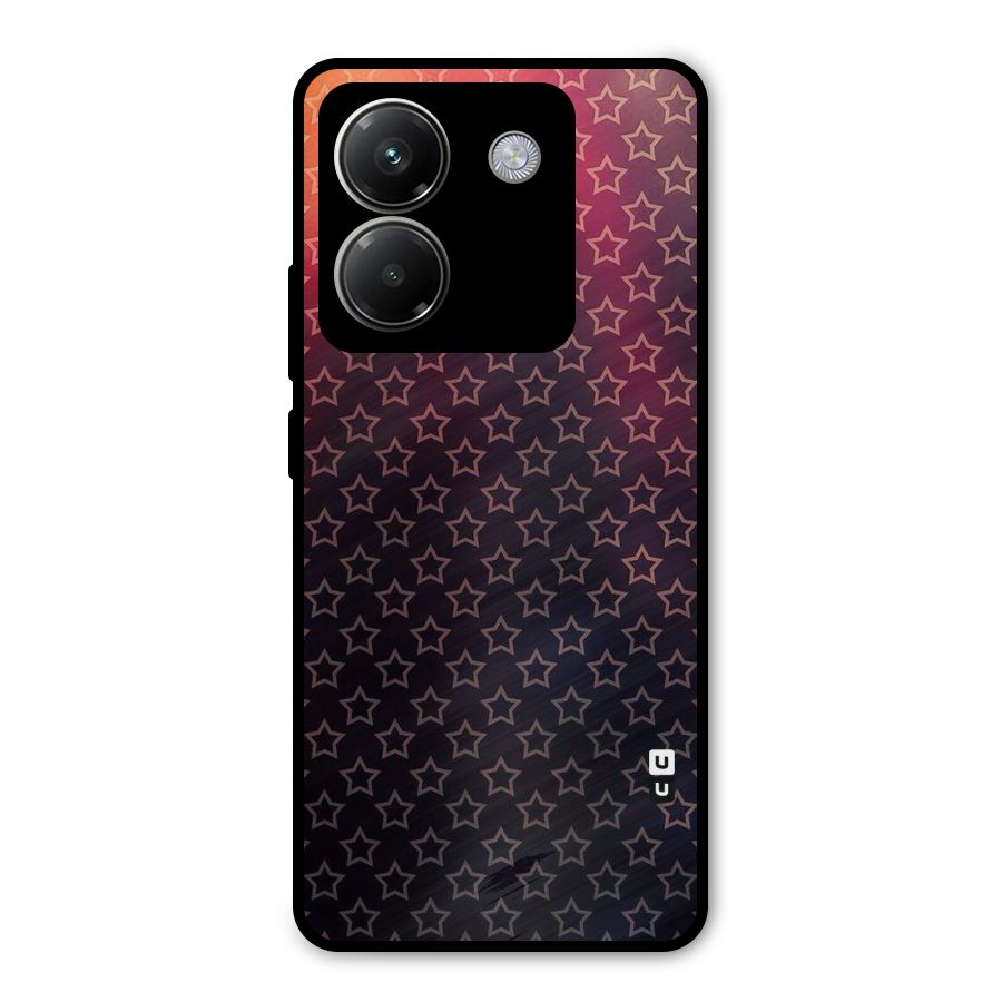 Ombre Stars Metal Back Case for Poco M7 Pro 5G
