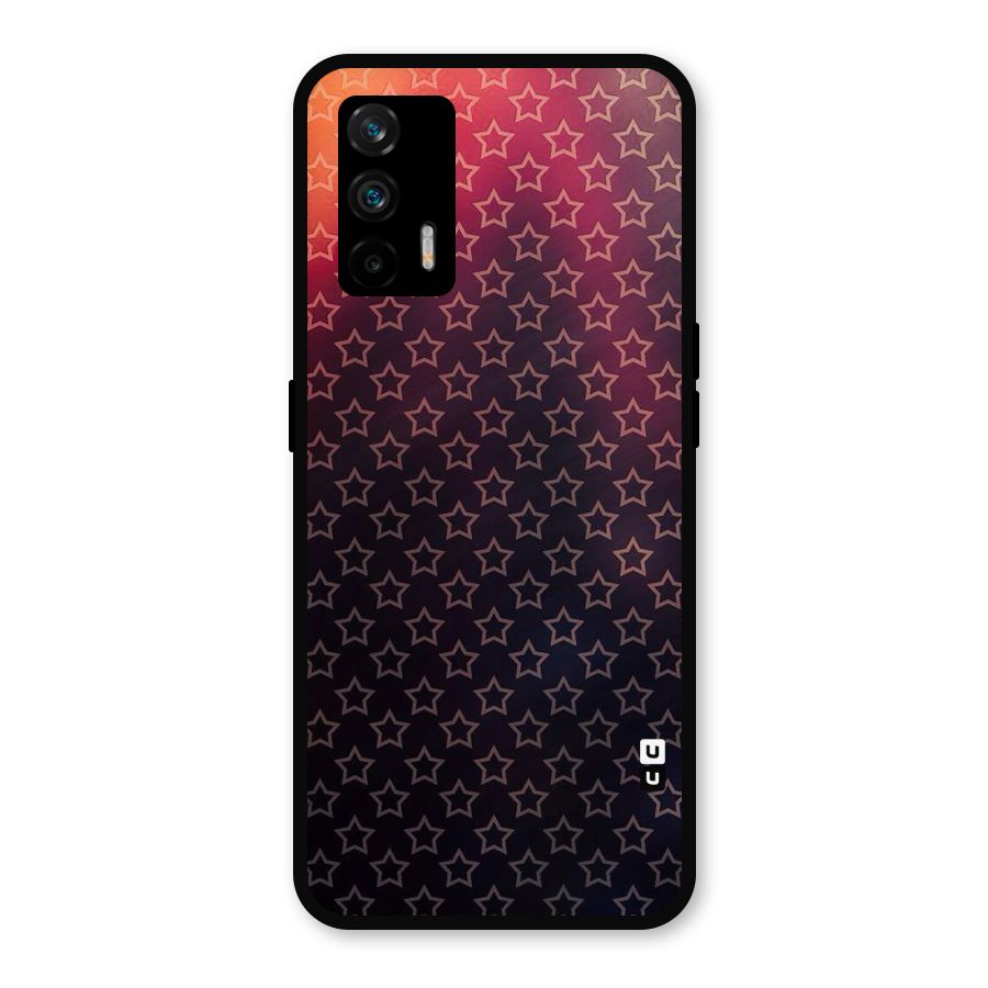 Ombre Stars Metal Back Case for Realme GT 5G