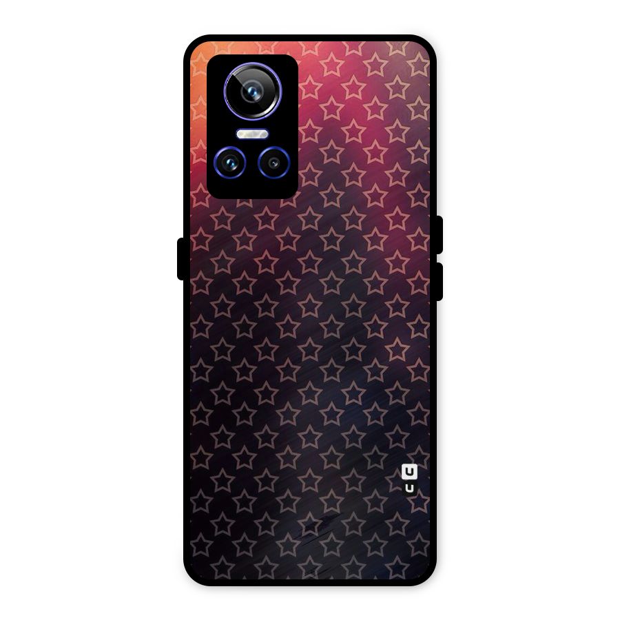 Ombre Stars Metal Back Case for Realme GT Neo 3