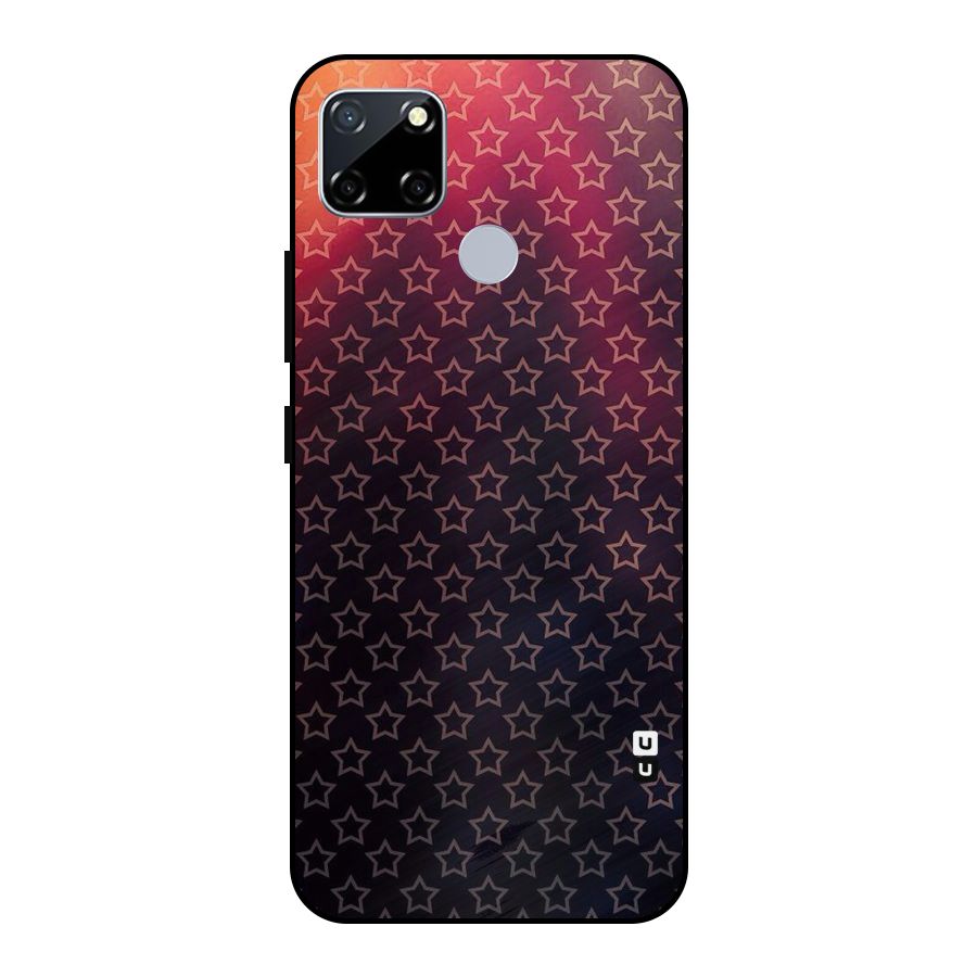 Ombre Stars Metal Back Case for Realme Narzo 20