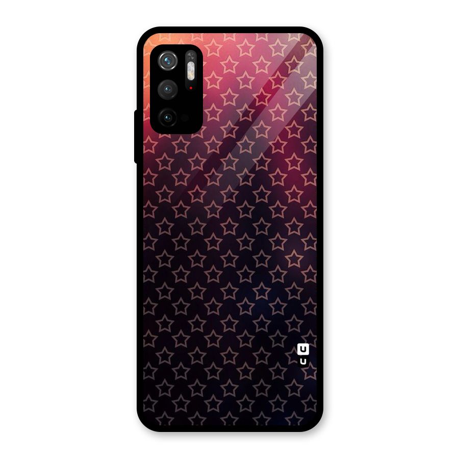 Ombre Stars Metal Back Case for Redmi Note 10T 5G
