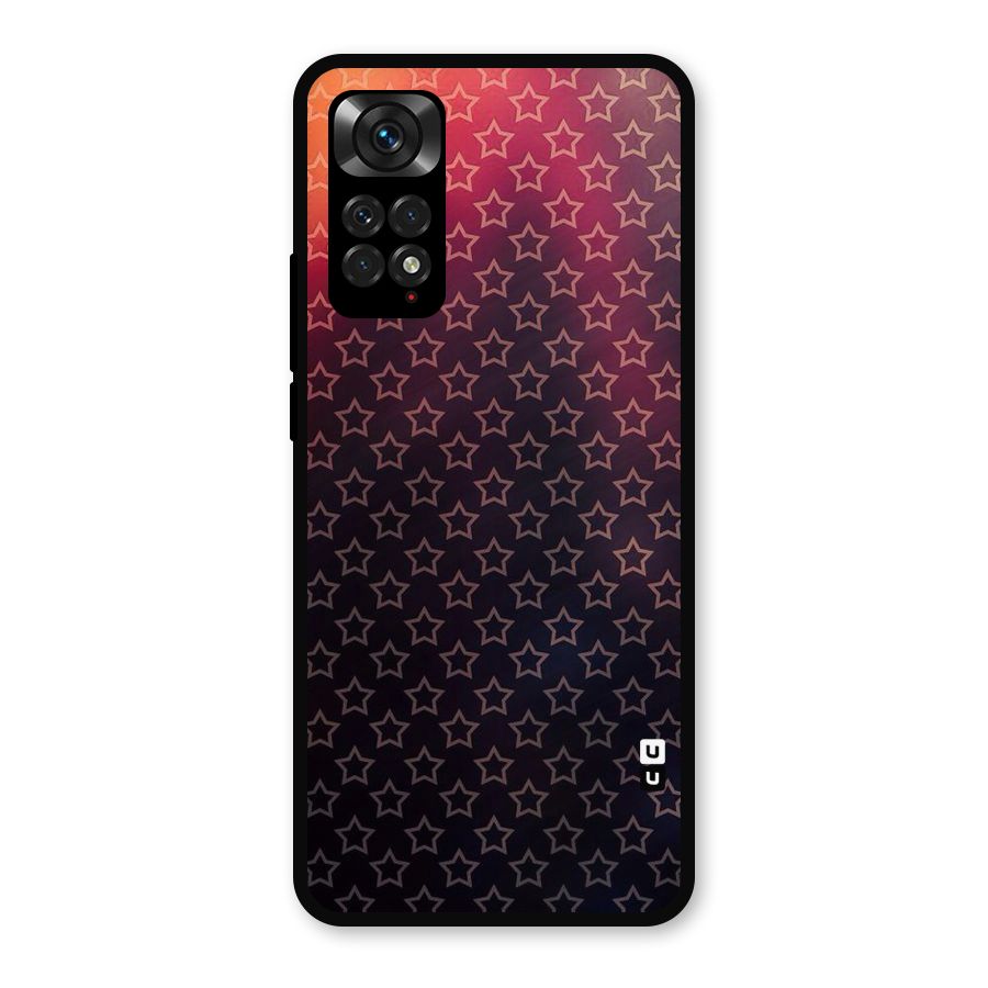 Ombre Stars Metal Back Case for Redmi Note 11s