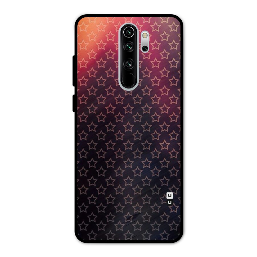 Ombre Stars Metal Back Case for Redmi Note 8 Pro