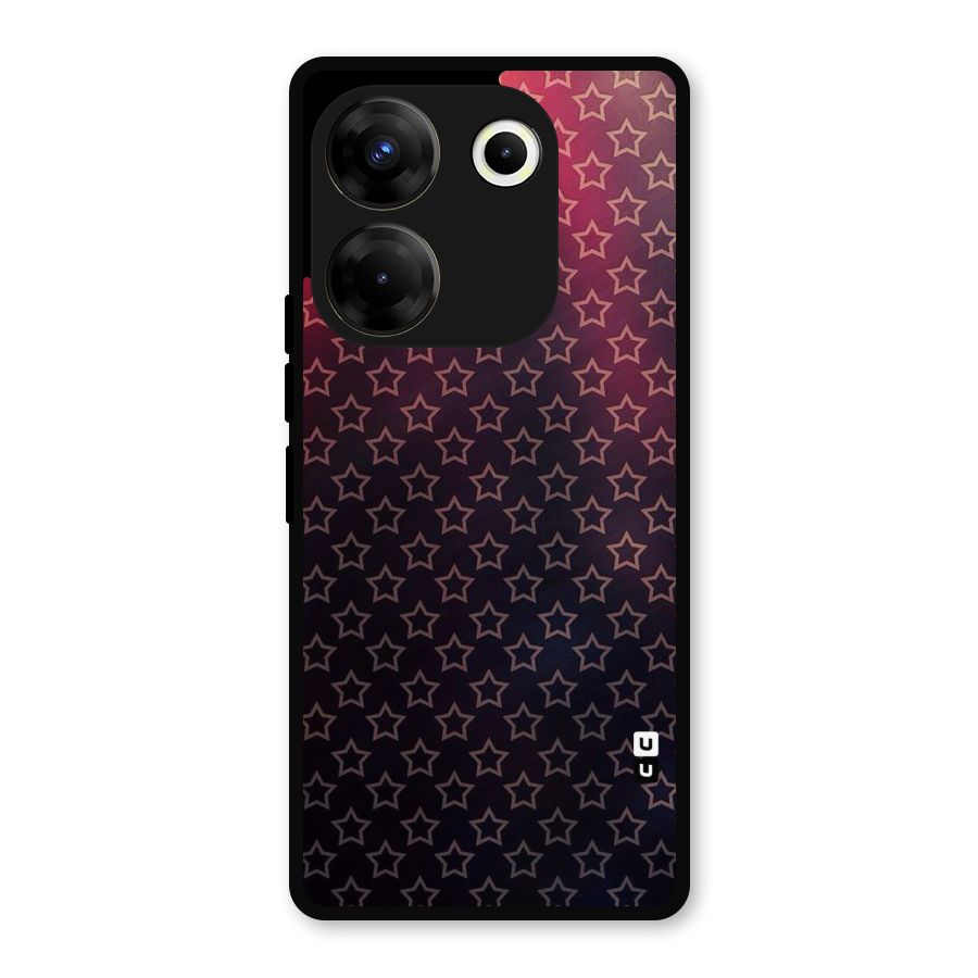 Ombre Stars Metal Back Case for Tecno Camon 20