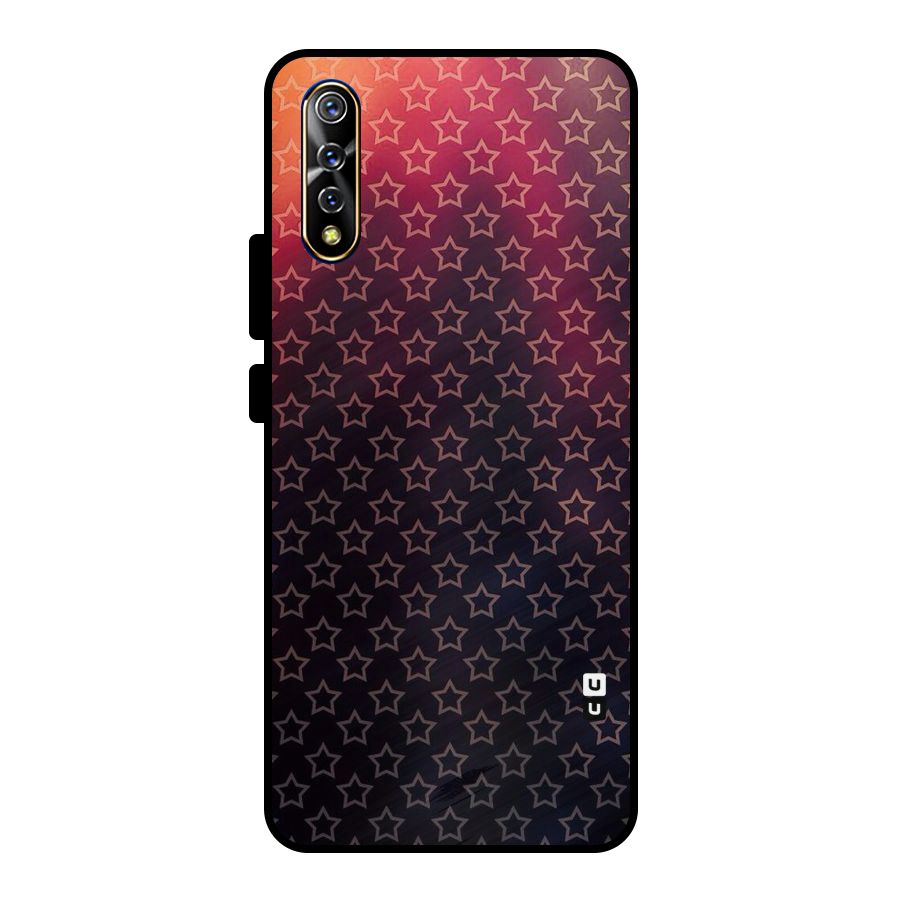 Ombre Stars Metal Back Case for Vivo S1