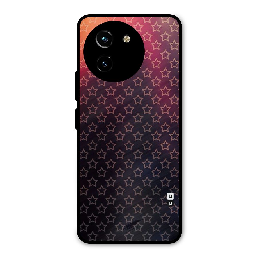 Ombre Stars Metal Back Case for Vivo T3x