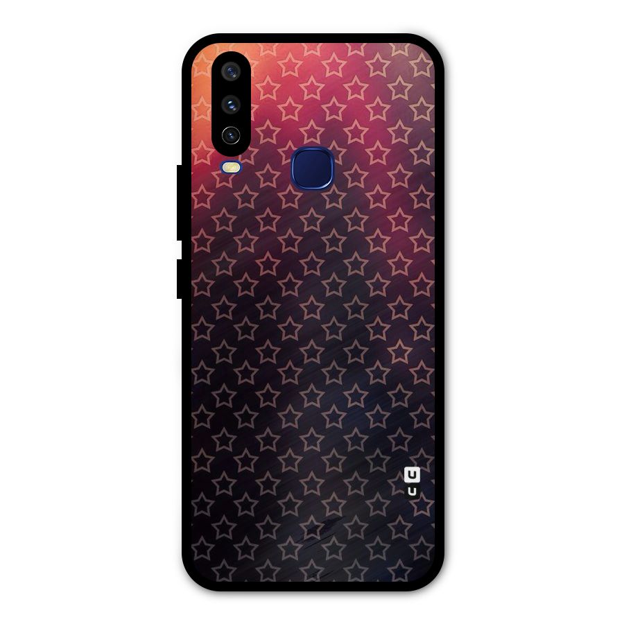 Ombre Stars Metal Back Case for Vivo Y15