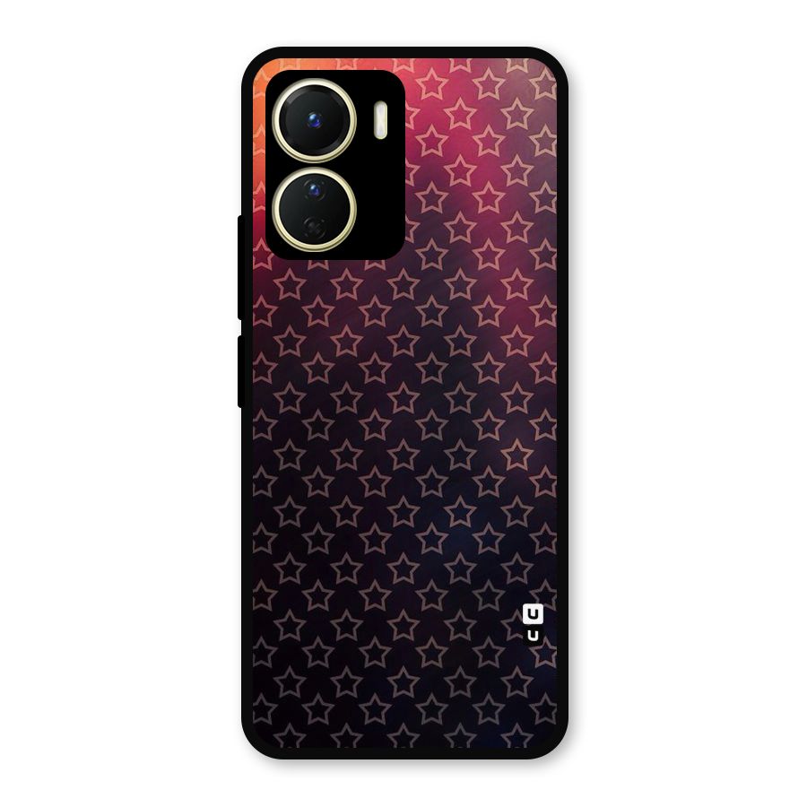 Ombre Stars Metal Back Case for Vivo Y16