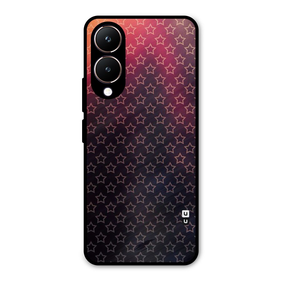 Ombre Stars Metal Back Case for Vivo Y28