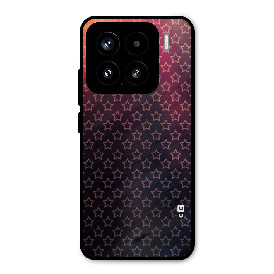 Ombre Stars Metal Back Case for Xiaomi 15