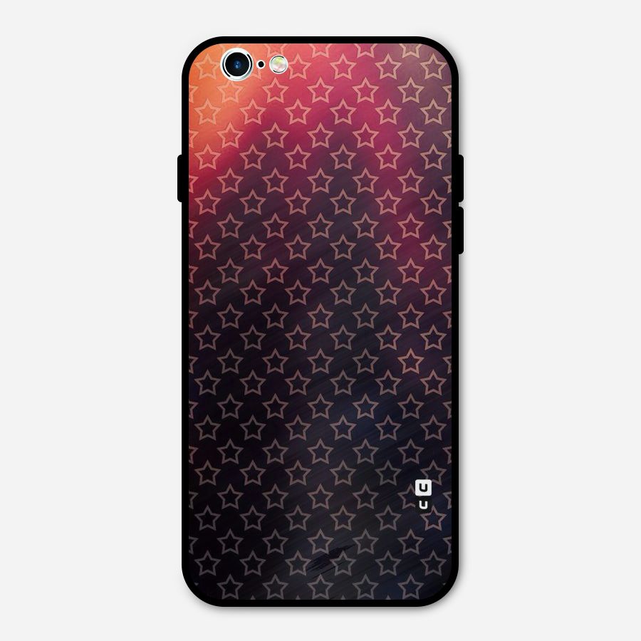 Ombre Stars Metal Back Case for iPhone 6 6s