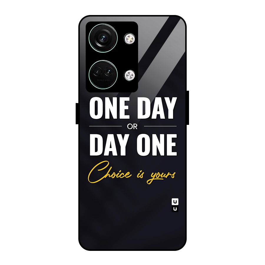 One Day or Day One Glass Back Case for Oneplus Nord 3