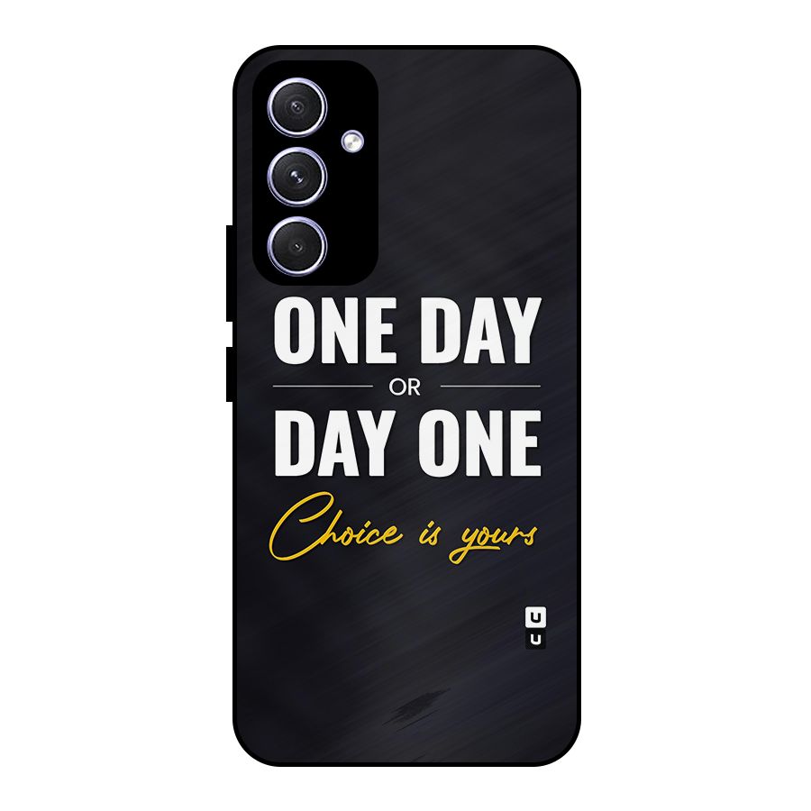 One Day or Day One Metal Back Case for Galaxy A54