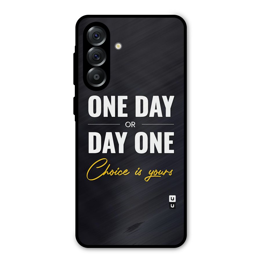One Day or Day One Metal Back Case for Galaxy A56