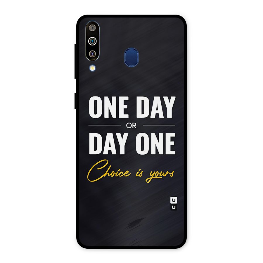 One Day or Day One Metal Back Case for Galaxy M30