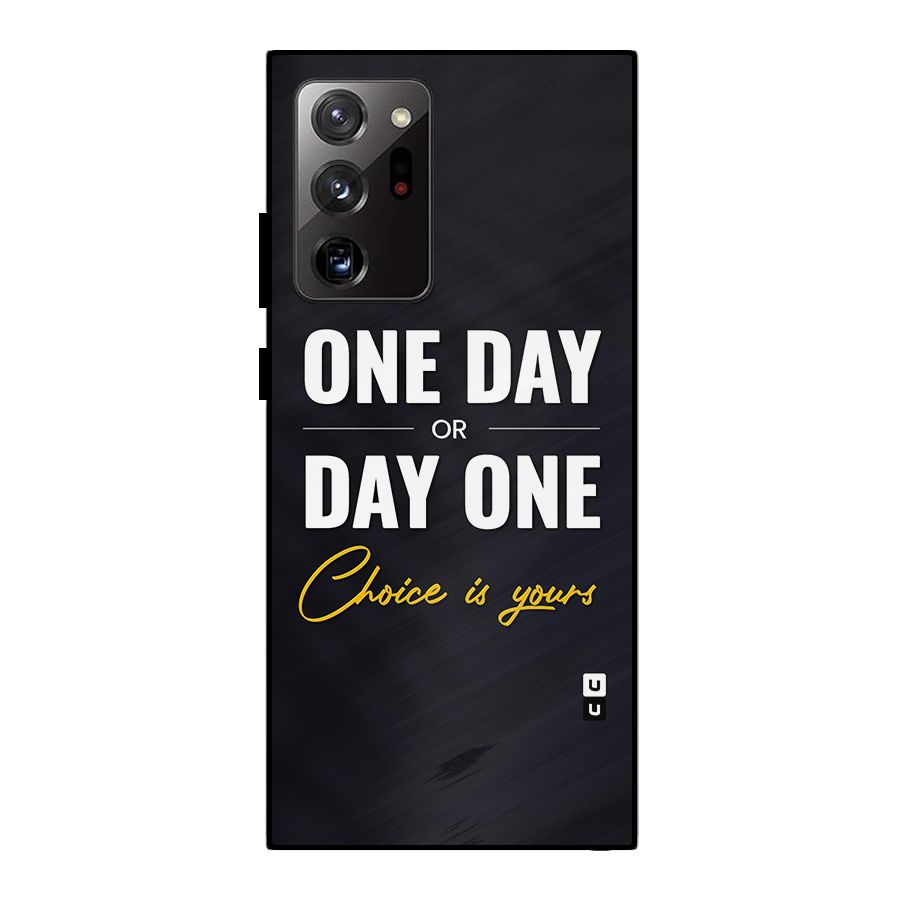 One Day or Day One Metal Back Case for Galaxy Note 20 Ultra