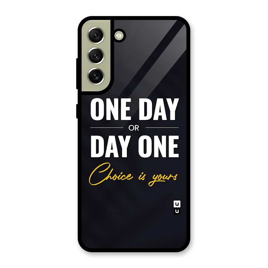 One Day or Day One Metal Back Case for Galaxy S21 FE 5G (2023)