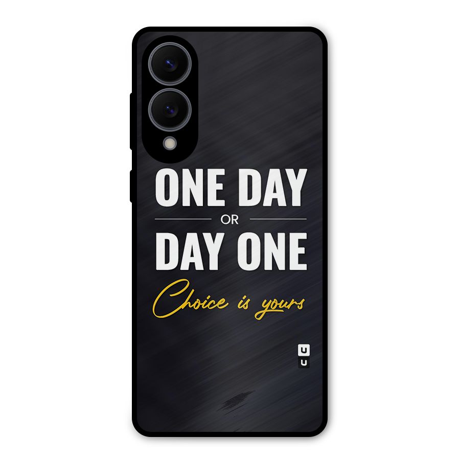 One Day or Day One Metal Back Case for Galaxy S25 Edge