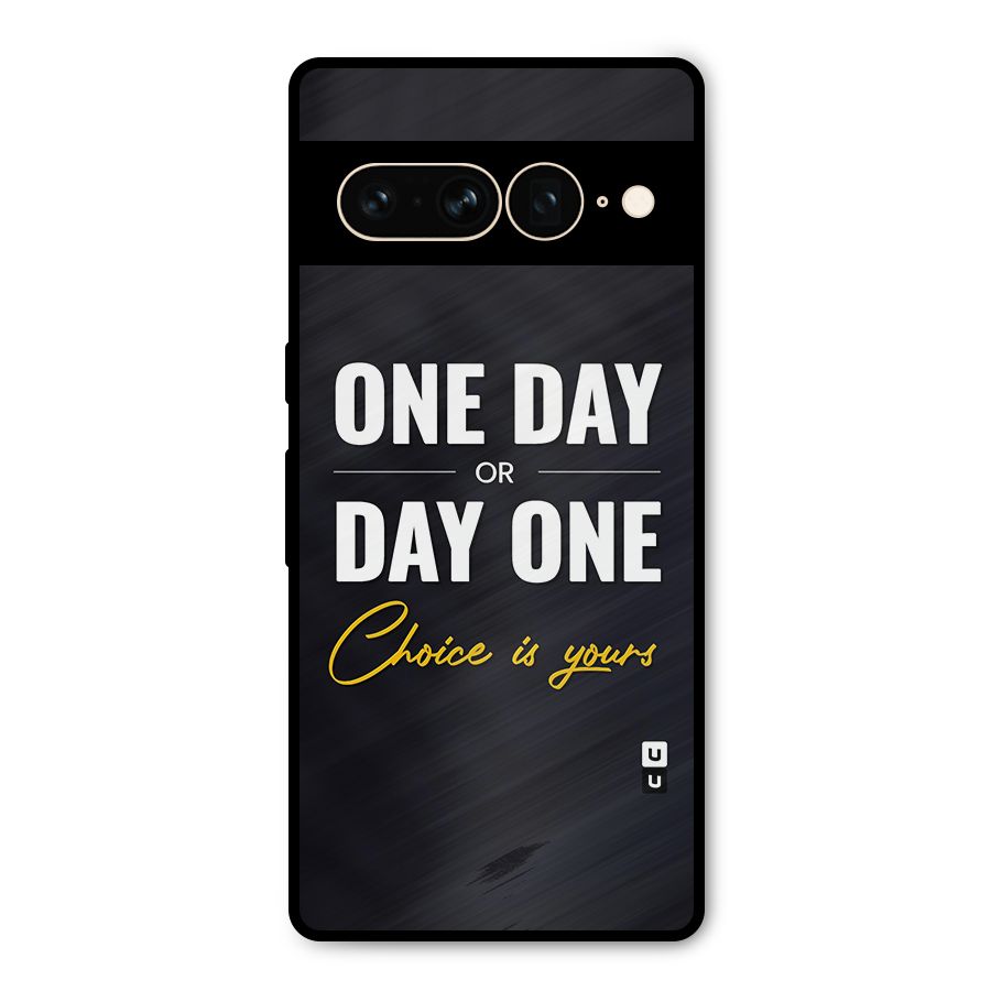 One Day or Day One Metal Back Case for Google Pixel 7 Pro