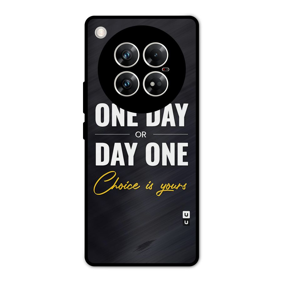 One Day or Day One Metal Back Case for Infinix Zero 40 5G