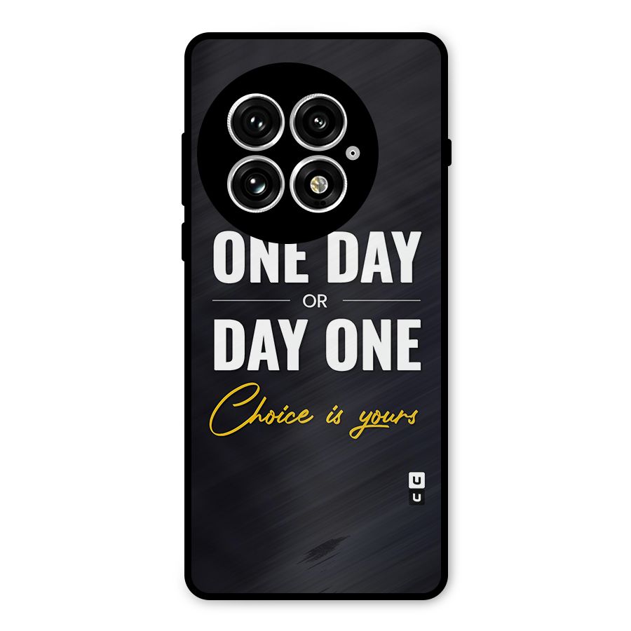 One Day or Day One Metal Back Case for OnePlus 13