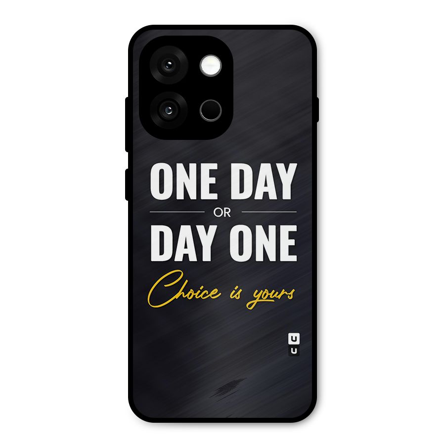 One Day or Day One Metal Back Case for OnePlus 13s