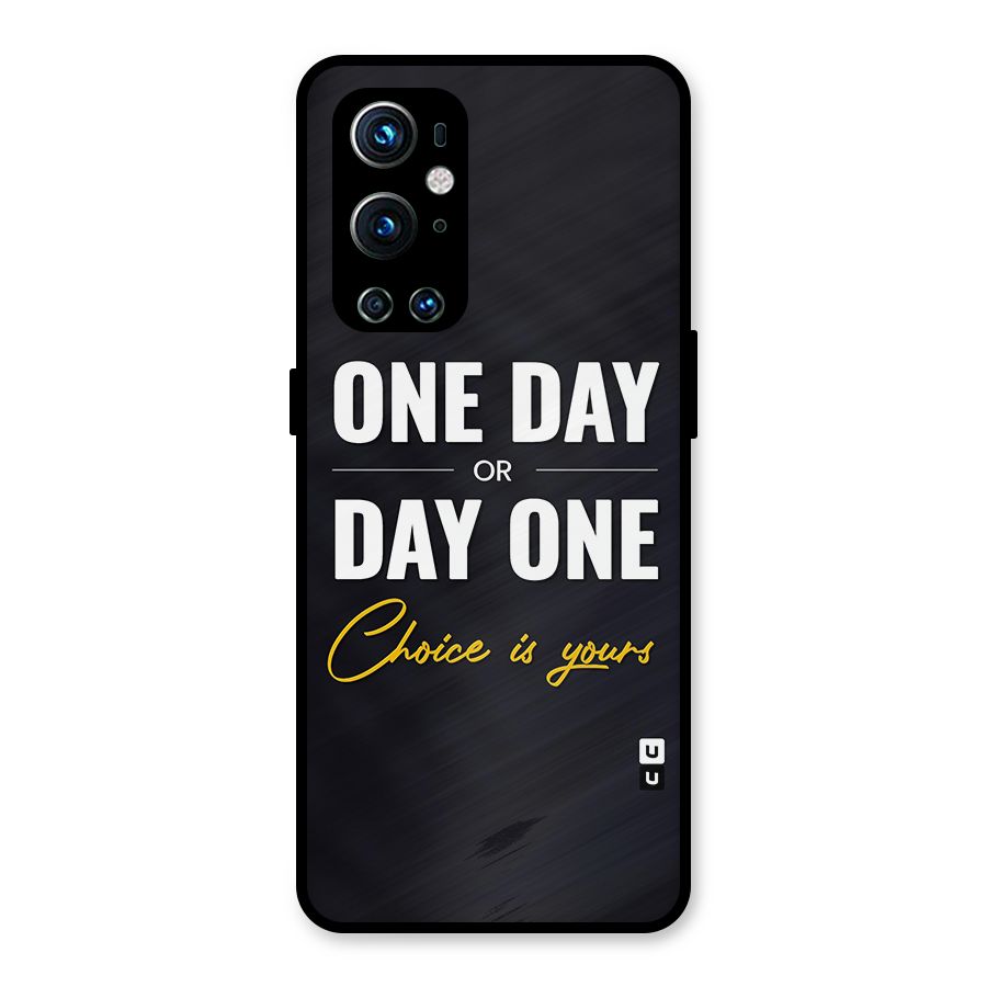 One Day or Day One Metal Back Case for OnePlus 9 Pro