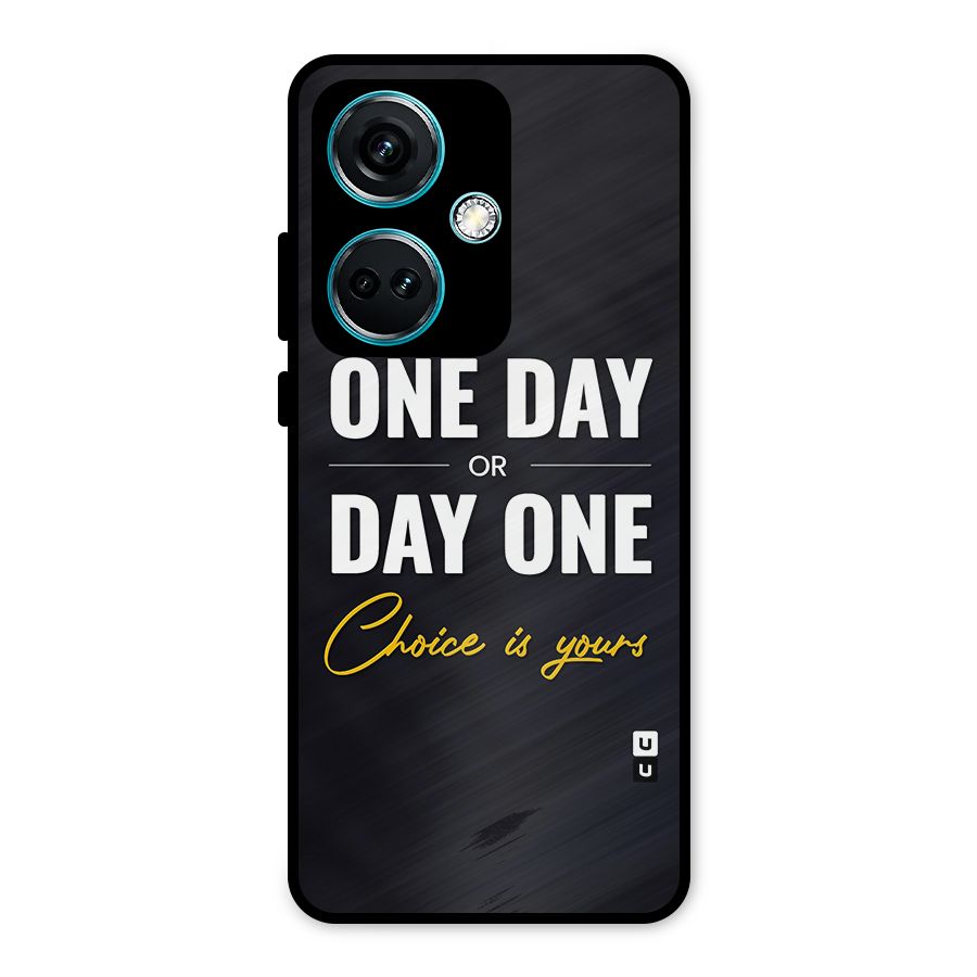 One Day or Day One Metal Back Case for OnePlus Nord CE 3 5G