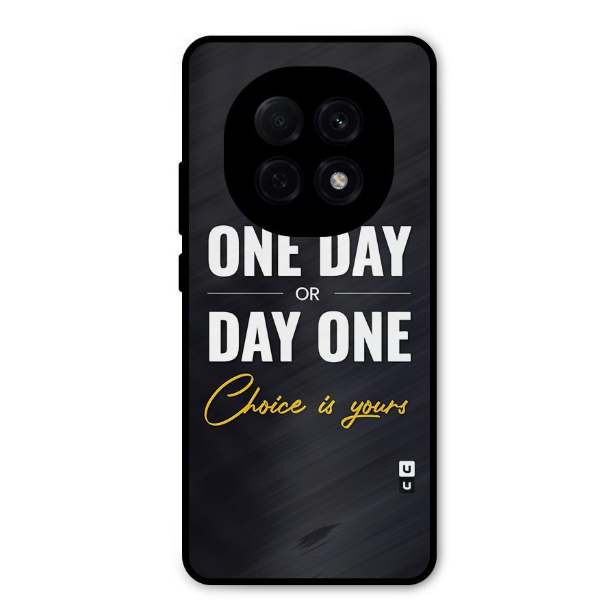 One Day or Day One Metal Back Case for Oppo F29 Pro