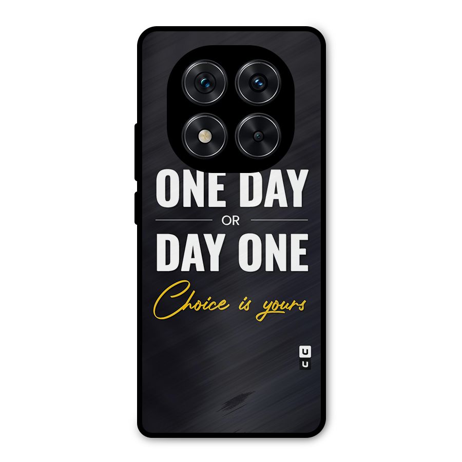 One Day or Day One Metal Back Case for Poco X7