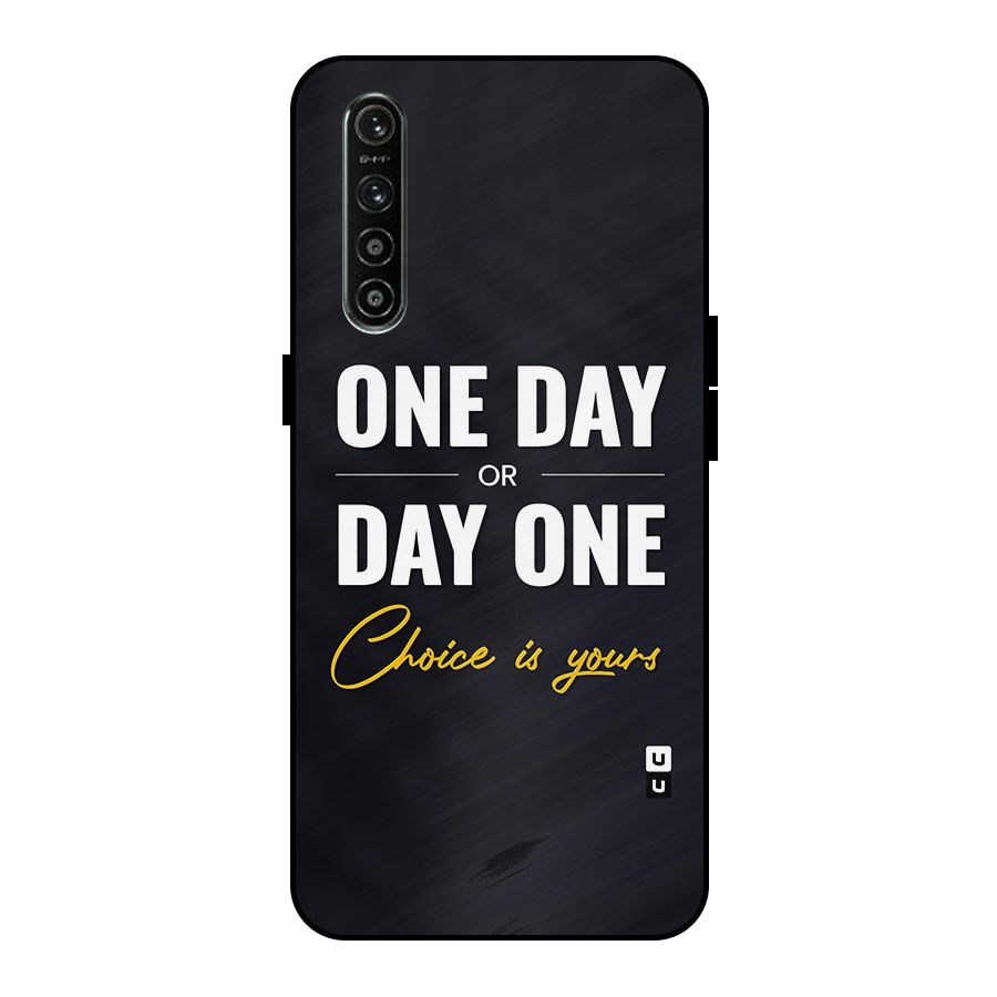 One Day or Day One Metal Back Case for Realme XT