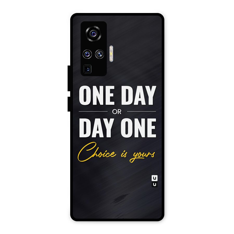 One Day or Day One Metal Back Case for Vivo X50 Pro