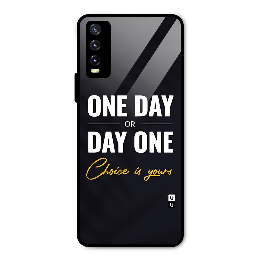 One Day or Day One Metal Back Case for Vivo Y20g