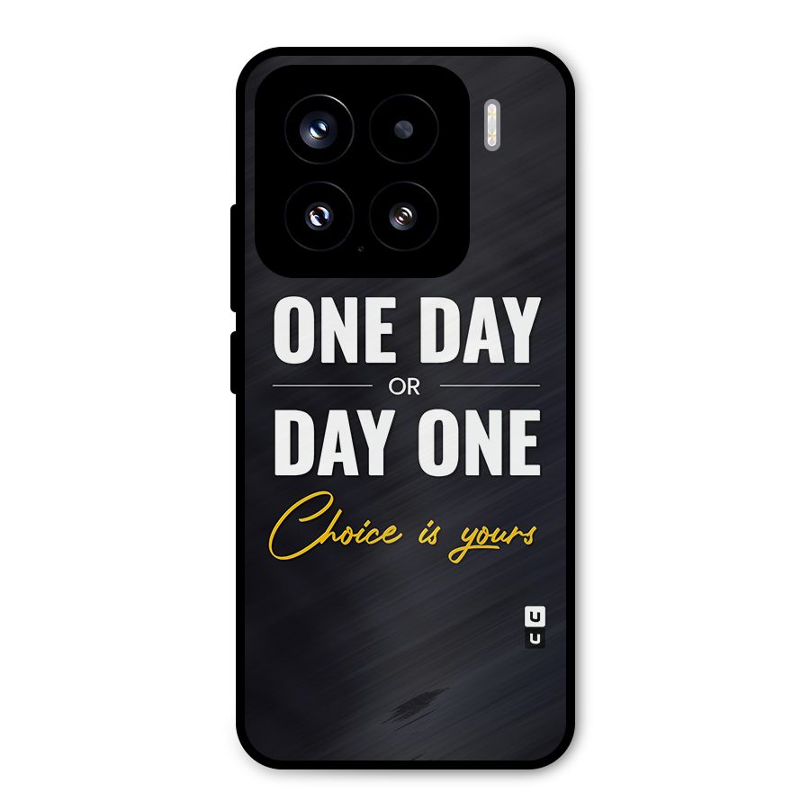 One Day or Day One Metal Back Case for Xiaomi 15