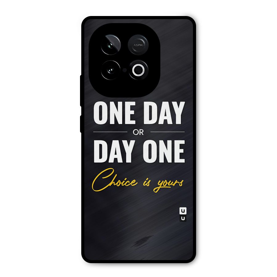 One Day or Day One Metal Back Case for iQOO Neo 10