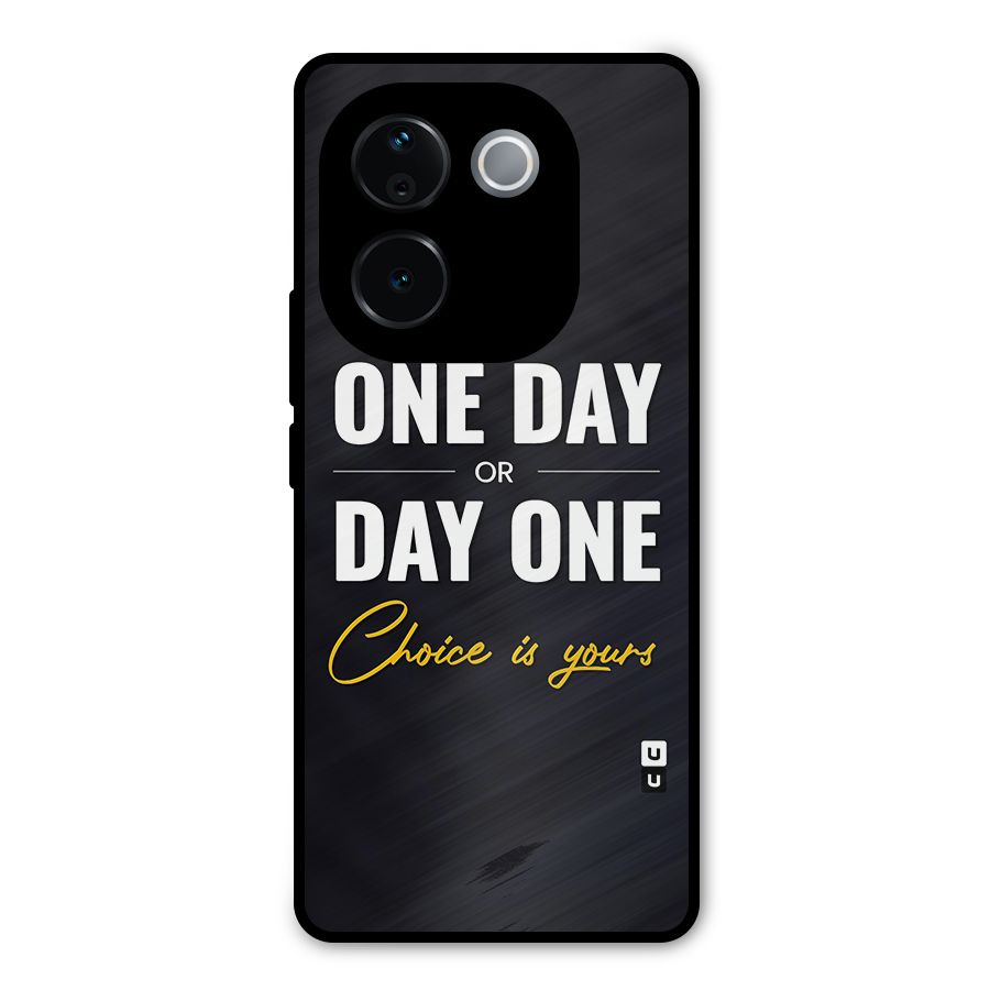 One Day or Day One Metal Back Case for iQOO Z9s Pro
