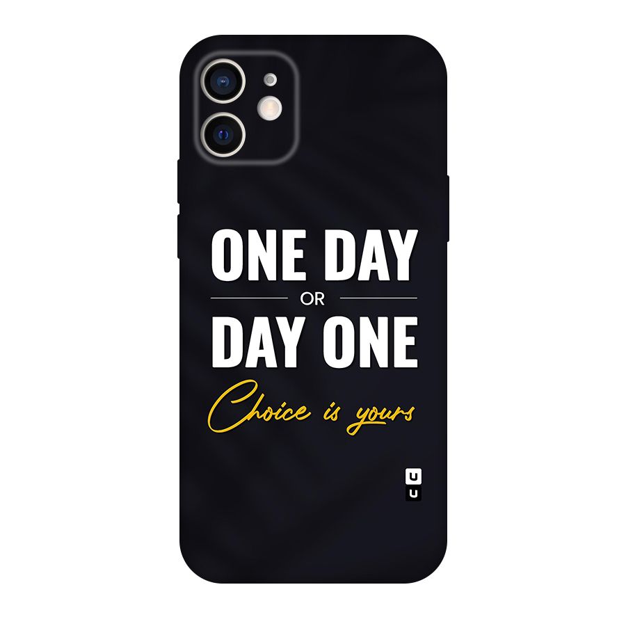 One Day or Day One Original Polycarbonate Back Case for iPhone 12