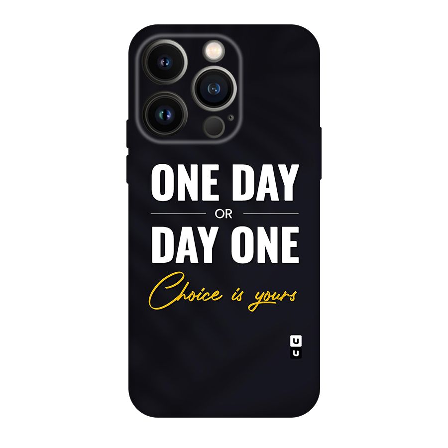 One Day or Day One Original Polycarbonate Back Case for iPhone 14 Pro