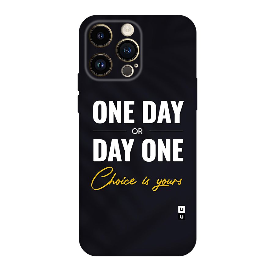 One Day or Day One Original Polycarbonate Back Case for iPhone 14 Pro Max