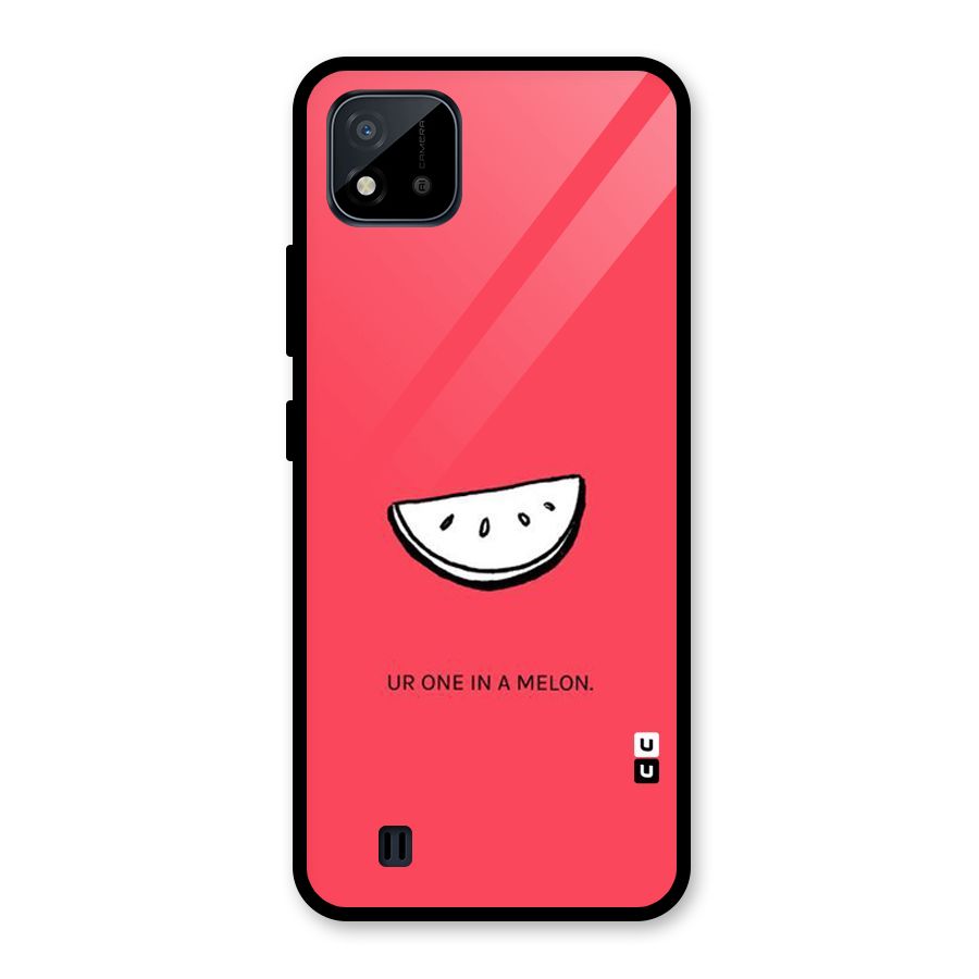 One In Melon Glass Back Case for Realme C11 2021
