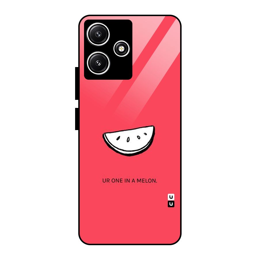 One In Melon Glass Back Case for Redmi 12 5G