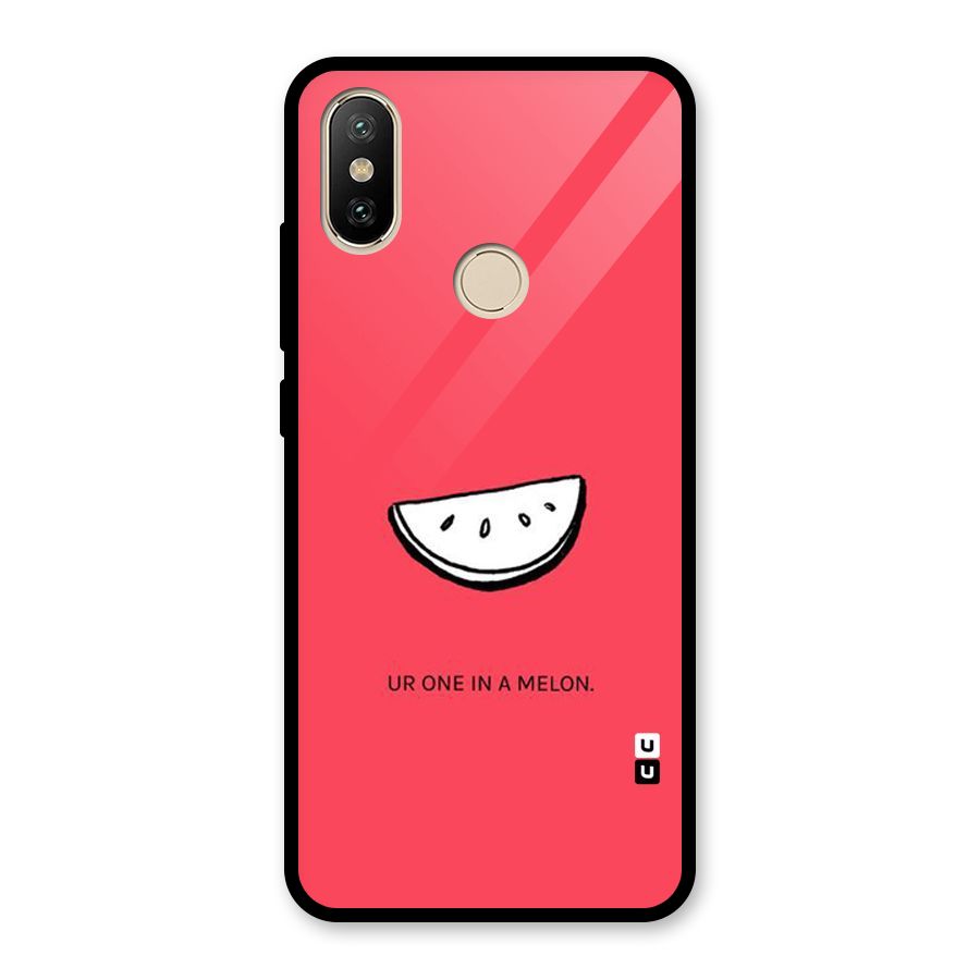 One In Melon Glass Back Case for Redmi A2
