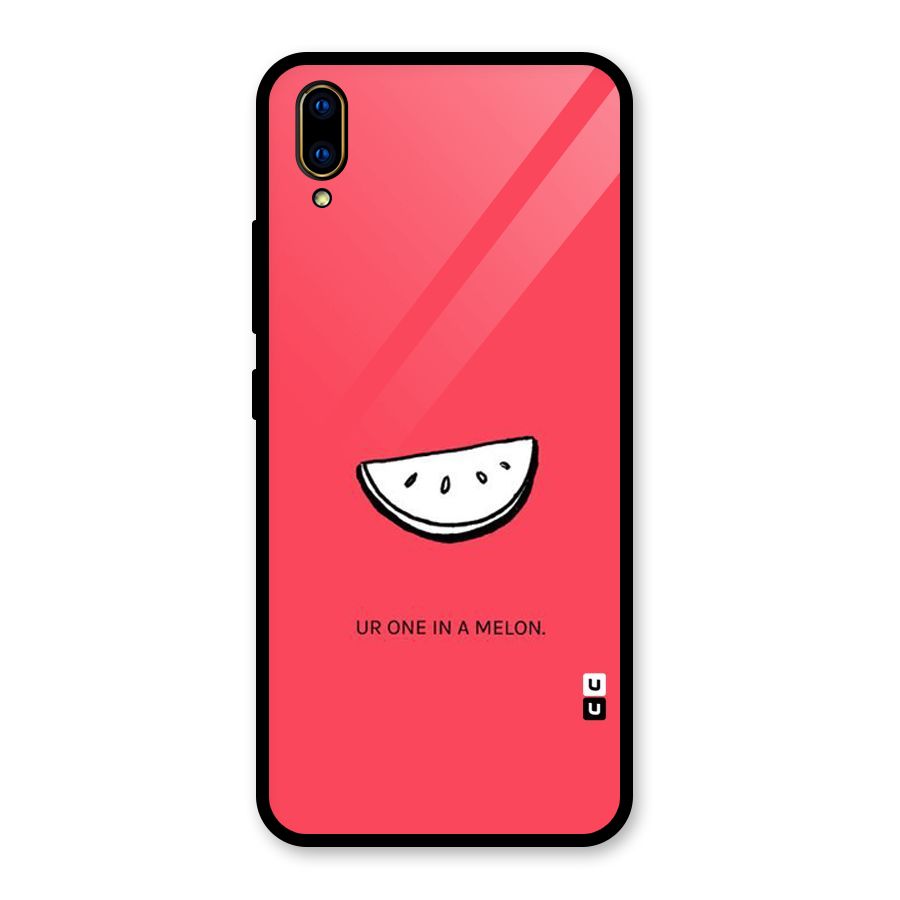 One In Melon Glass Back Case for Vivo V11 Pro