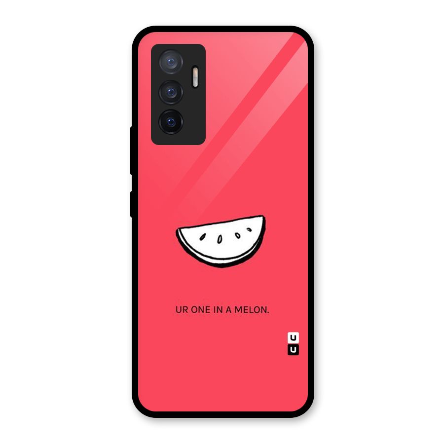 One In Melon Glass Back Case for Vivo V23e