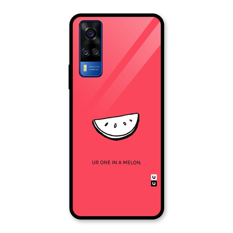 One In Melon Glass Back Case for Vivo Y31