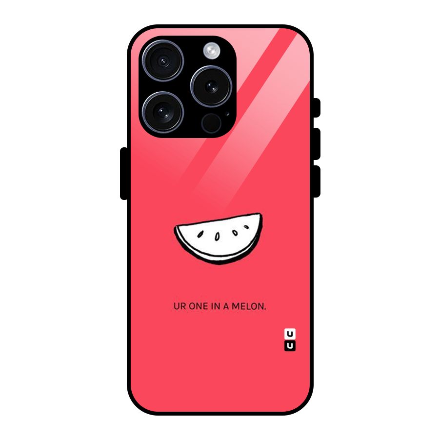 One In Melon Glass Back Case for iPhone 15 Pro