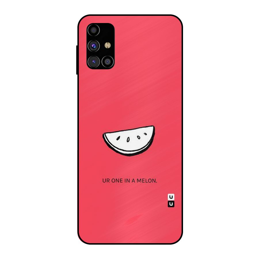 One In Melon Metal Back Case for Galaxy M31s