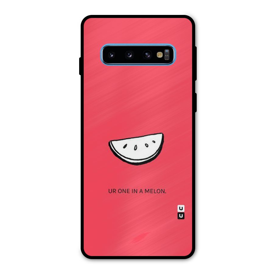 One In Melon Metal Back Case for Galaxy S10
