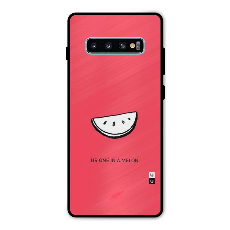 One In Melon Metal Back Case for Galaxy S10 Plus